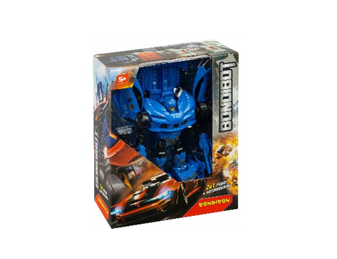 Трансформер "Bondibot 2в1. Робот - гоночный автомобиль", бренд Bondibon