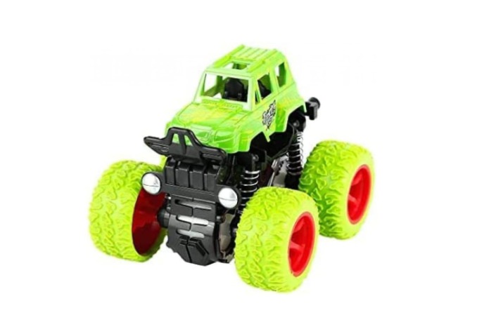 Машинка инерционная "Монстр-трак Jumbo Energy-race 4X4"зеленая, бренд Monster Trucks