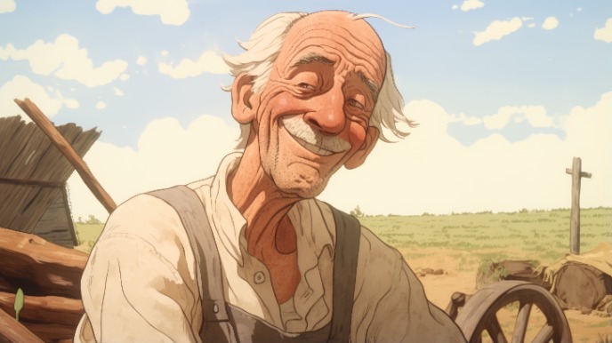 Дедушка и внучек