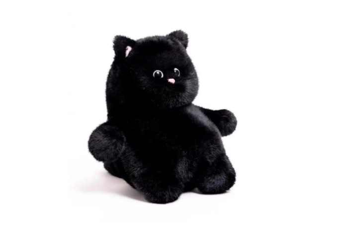 Мягкая игрушка "Чёрный кот", бренд BB toys