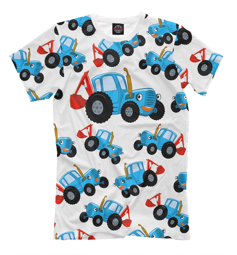 Синий трактор