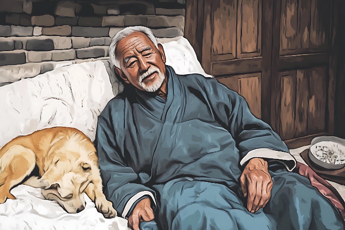 Японская сказка "Дед Ханасака"