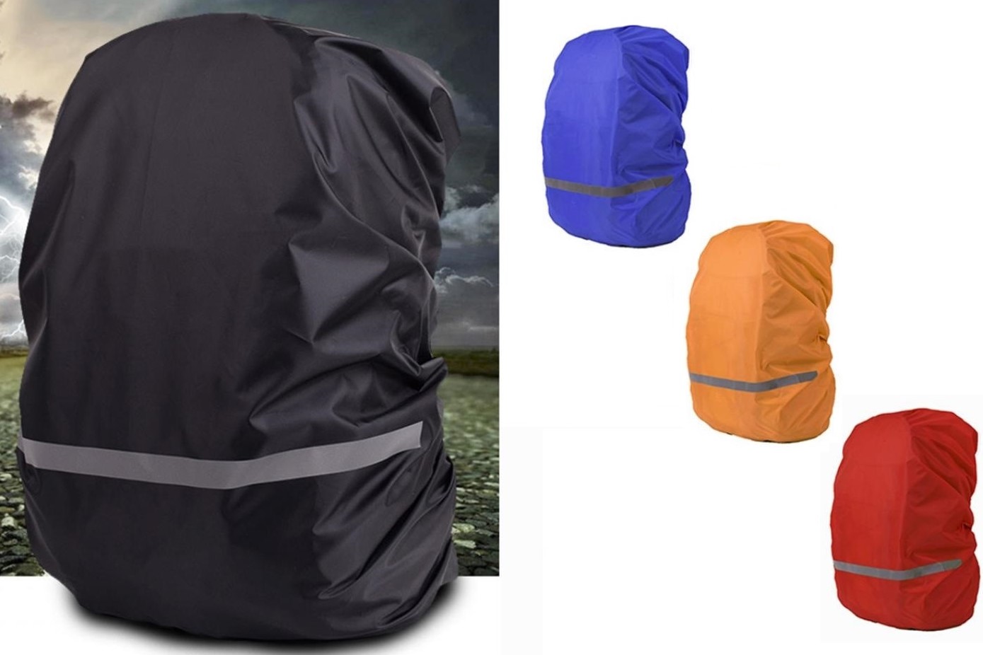 Отражающий дождевой чехол для рюкзака Отражающий дождевой чехол для рюкзака