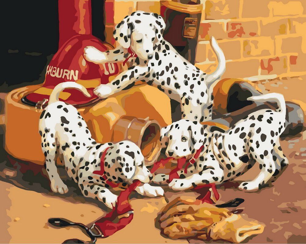 Картина с Далматинцами Картина с Далматинцами