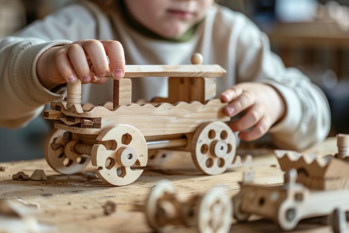 Мальчик и машинка-конструктор из дерева.jpeg