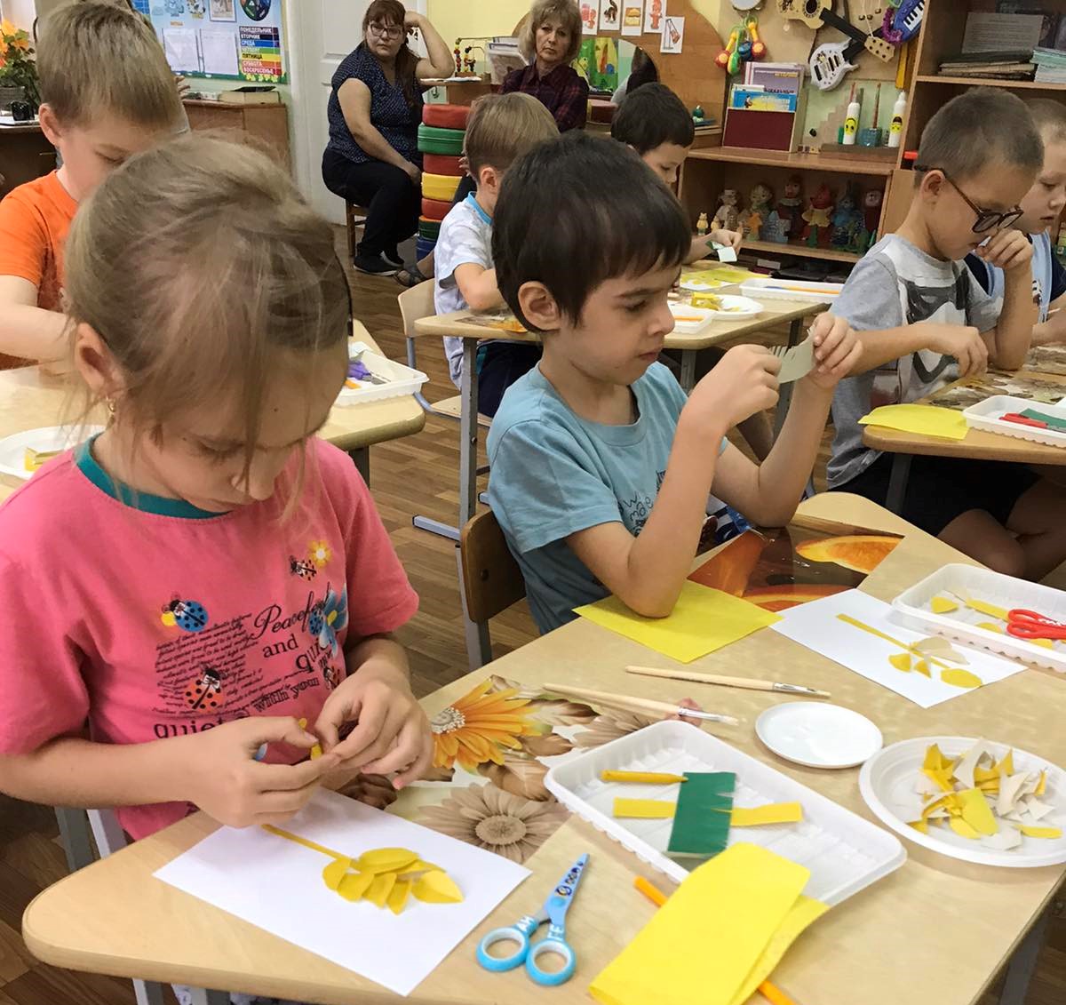 Аппликация колосок Аппликация колосок