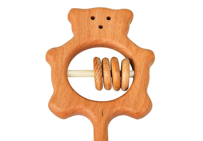 Деревянная погремушка «Мишутка» для новорожденных Mag Wood Деревянная погремушка «Мишутка» для новорожденных Mag Wood