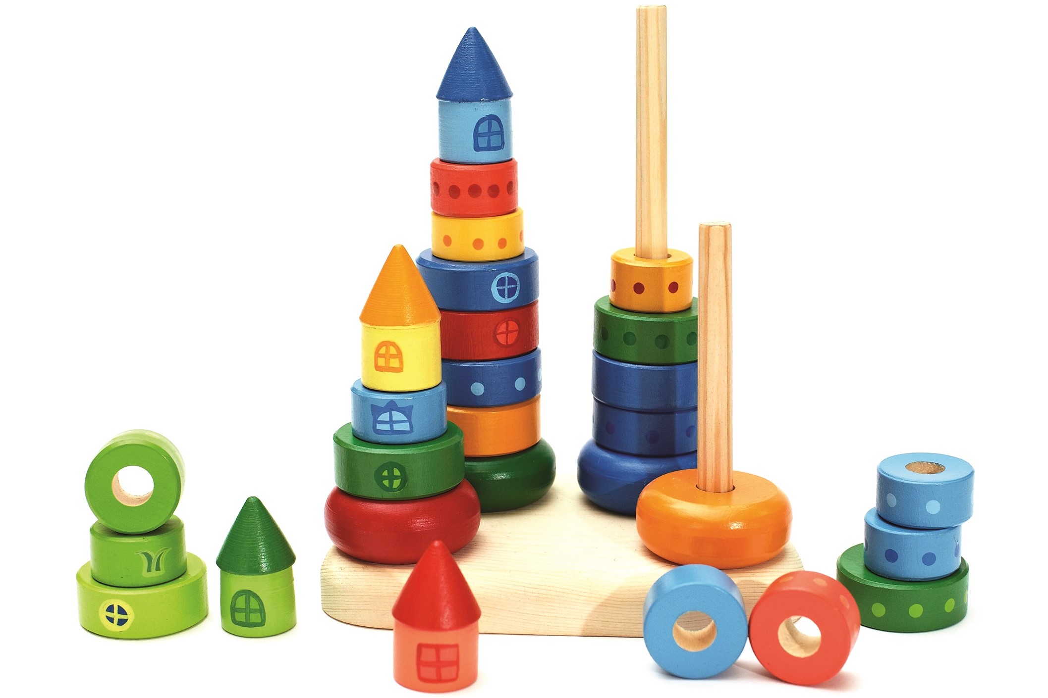 Набор пирамидок «Городок» Набор пирамидок «Городок»