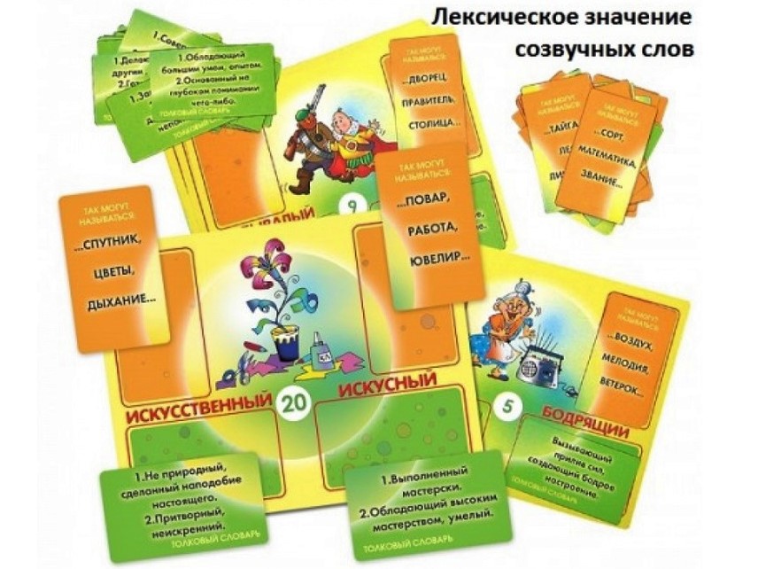 Лексическое значение созвучных слов Лексическое значение созвучных слов