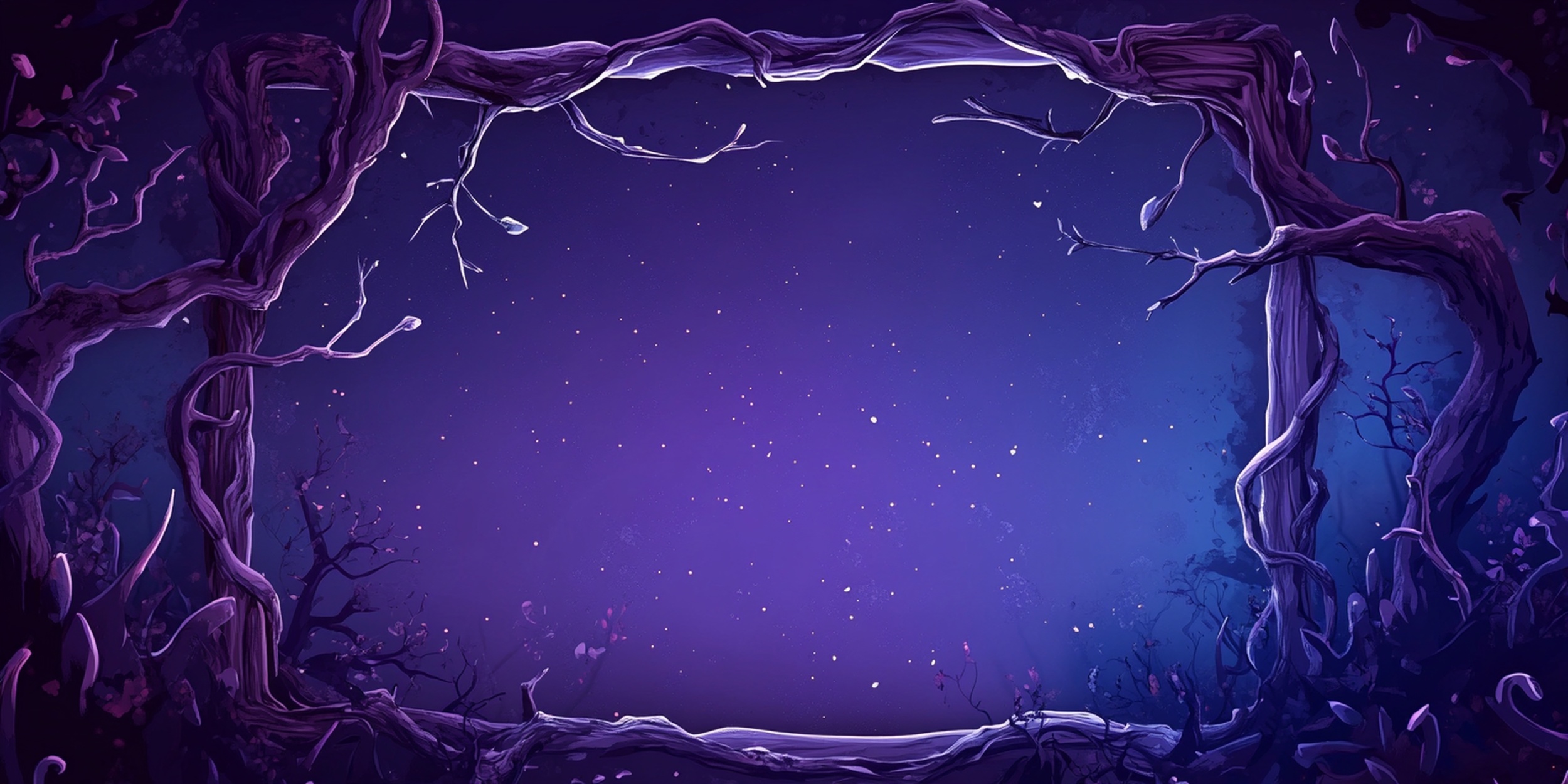 12 - skrucennye-derev-a-ramka-nocnoe-nebo-volsebnaa-lesnaa-scena.jpg