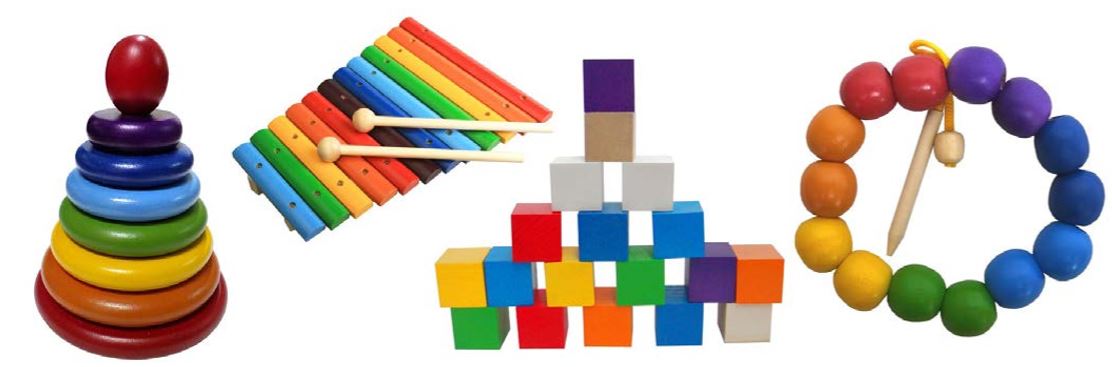 Разноцветные игрушки Разноцветные игрушки