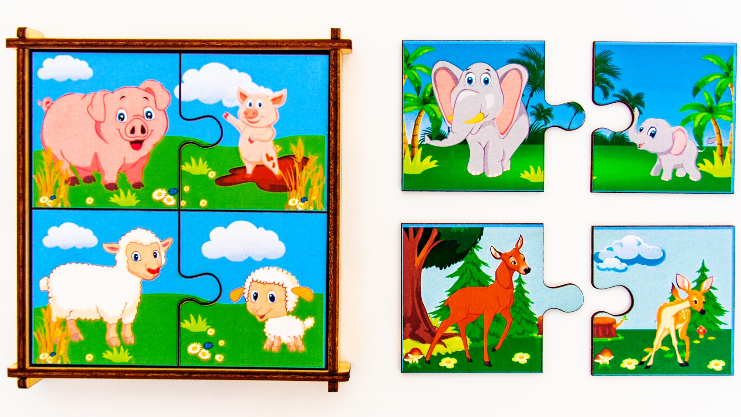 Пазл мама-малыш Пазл мама-малыш