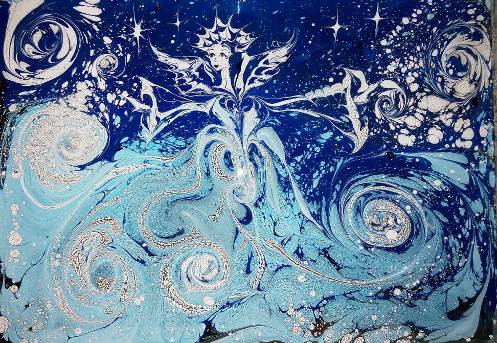 Картина на воде Картина на воде