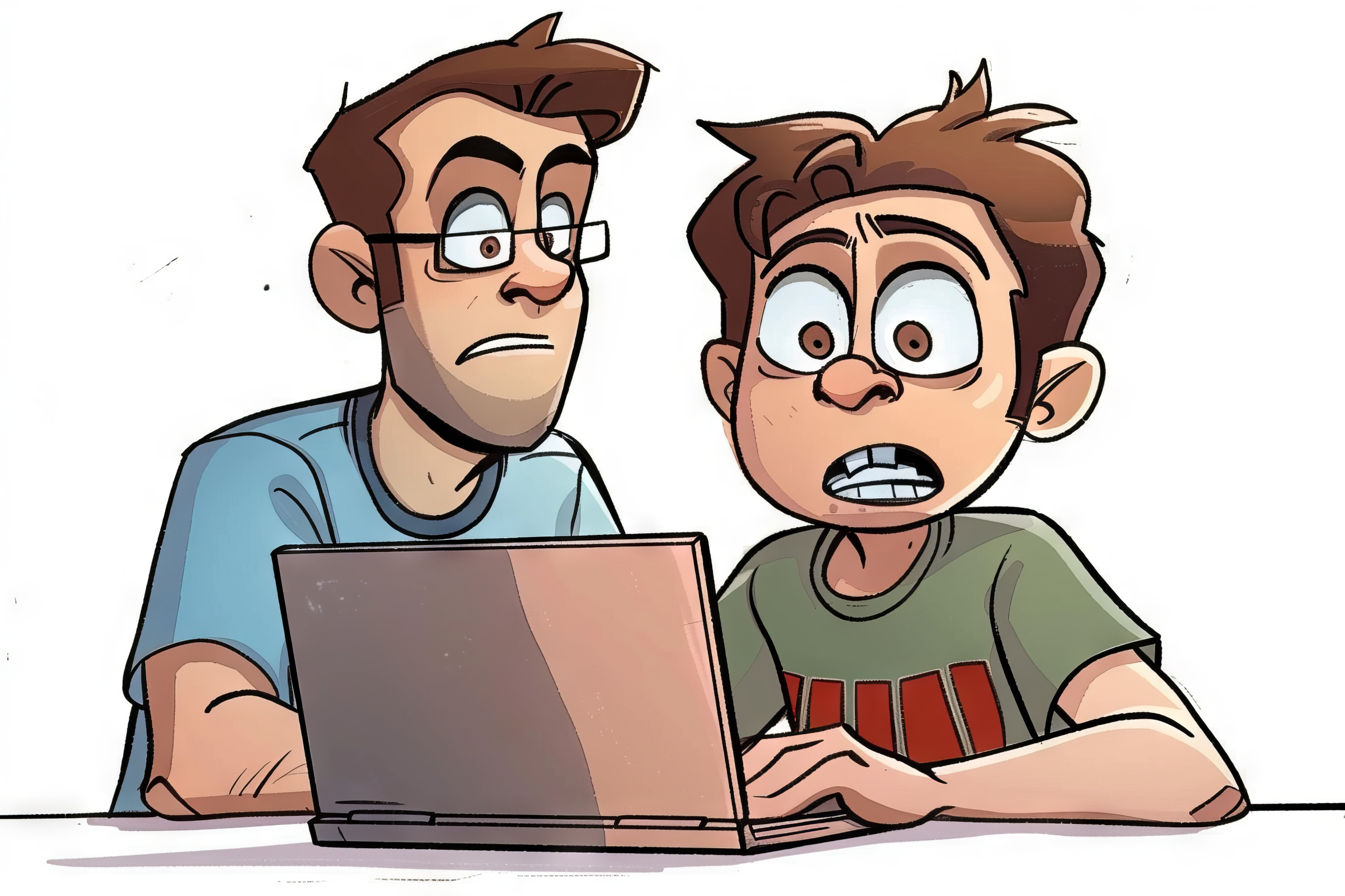 0 father-son-laptop-cartoon-people-characters-illustration-white-background-generative-ai.jpg 0 father-son-laptop-cartoon-people-characters-illustration-white-background-generative-ai.jpg