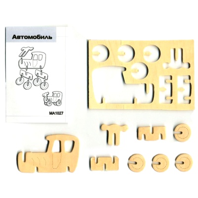 Сборная деревянная модель «Автомобиль» мини MA1027, Чудо-дерево
