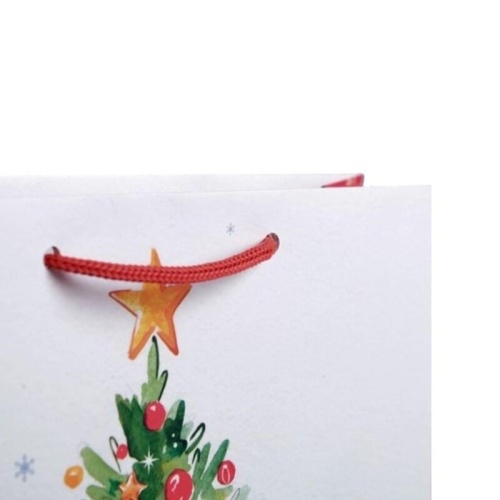 Пакет ламинированный «Акварельный Новый год», ML, Дарите счастье