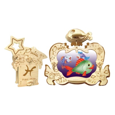 Фоторамка-органайзер Знаки зодиака «Рыбы», Чудо-дерево