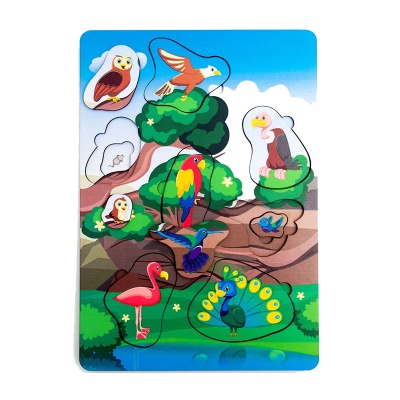 Вкладыш многоуровневый «Птицы», Сибирские игрушки