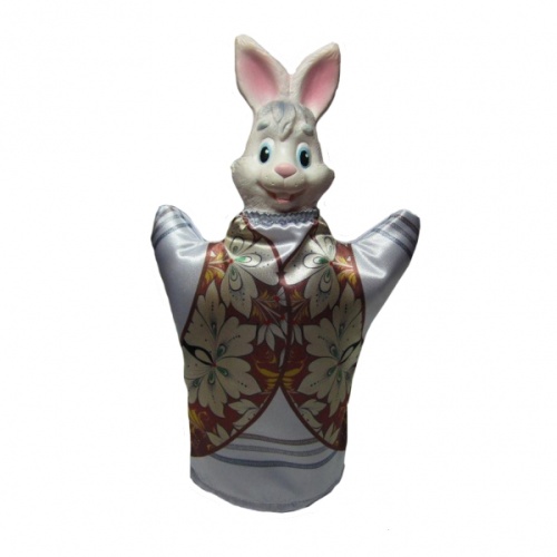 Кукла-перчатка Бибабо «Зайка», Русский стиль