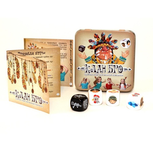 Игра настольная «Клан Бро» в жестяной коробочке, Десятое королевство