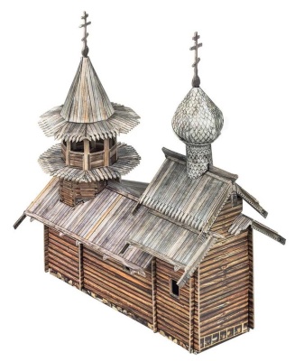 Сборная модель из картона «Часовня Михаила Архангела (о. Кижи)», УмБум