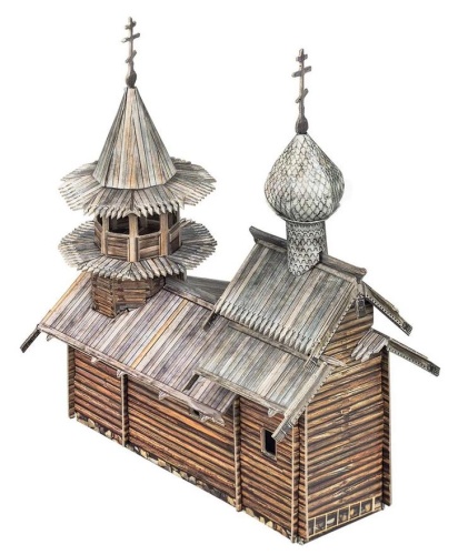 Сборная модель из картона «Часовня Михаила Архангела (о. Кижи)», УмБум