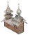 Сборная модель из картона «Часовня Михаила Архангела (о. Кижи)», УмБум