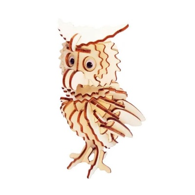 Сборная деревянная модель «Сова» 80115 мини, Чудо-дерево