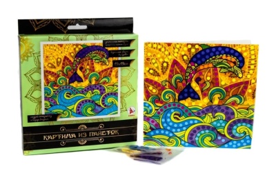 Картина из пайеток «Дельфин»