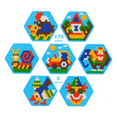 Мозаика шестигранная, 170 дет.