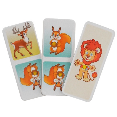 Домино «Играем с Левиком. Кто живет в лесу»