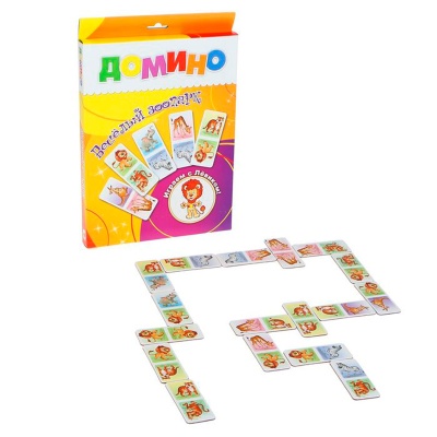 Домино «Играем с Левиком. Веселый зоопарк»