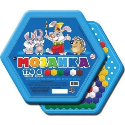 Мозаика шестигранная, 170 дет.