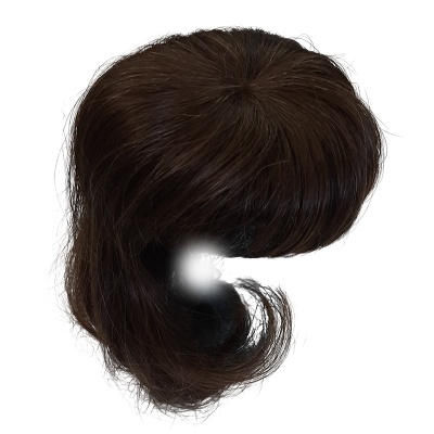 Парик для куклы, цвет каштановый