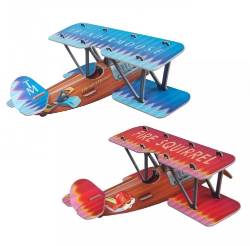 Сборная игрушка из картона «Самолётик», УмБум