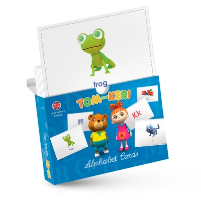 Карточки алфавита «Том и Кери», Билингва