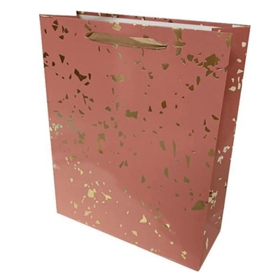 Пакет подарочный ламинированный Veld Co коралловый