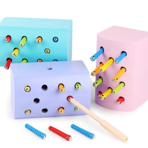 Магнитная рыбалка «Поймай червячка», BeeZee Toys