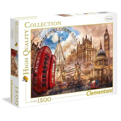 Пазл Clementoni «Коллаж Лондон» 1500 элементов, Clementoni