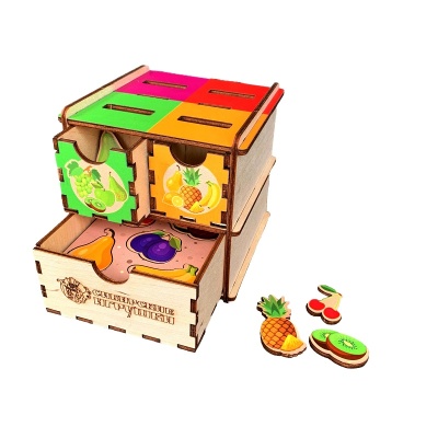 Комодик «Фрукты и ягоды», Сибирские игрушки