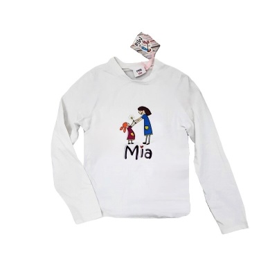 Туника (лонглслив) Mia белая