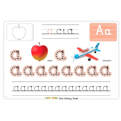 Прописи букв «Том и Кери» Writing Book, Билингва