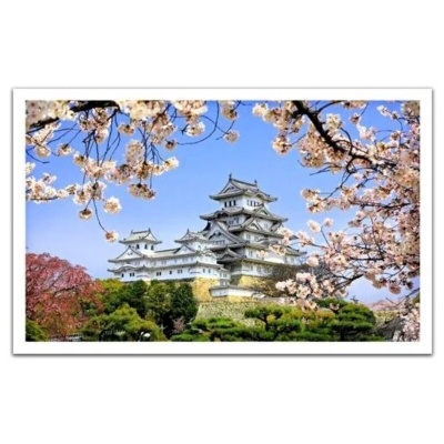 Пазл Pintoo «Цветущая сакура в храме Химедзи», 1000 элементов