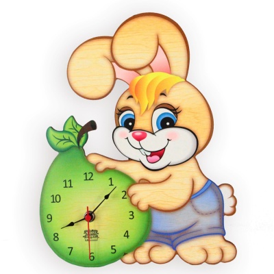 Деревянные часы «Ивашка с грушей»