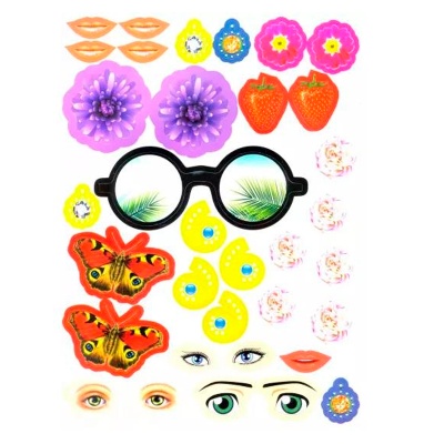 Комплект альбомов с наклейками «Создай портрет. Образ девочки №1 и №2», Сфера