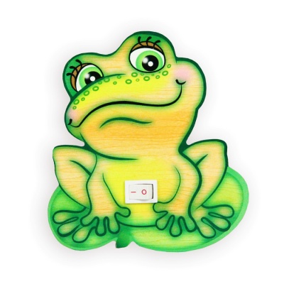 Деревянный ночник «Лягушонок Жора»