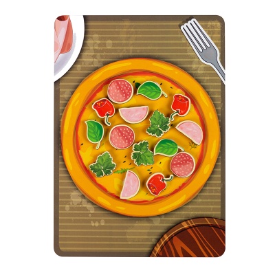 Липучка «Пицца с колбасой», Сибирские игрушки