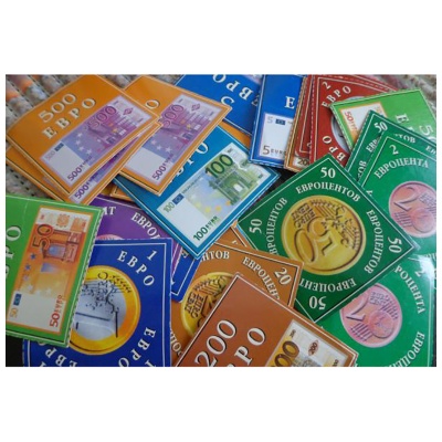 Настольная игра «Валютное мемори. Найди евро», ЮНСИ