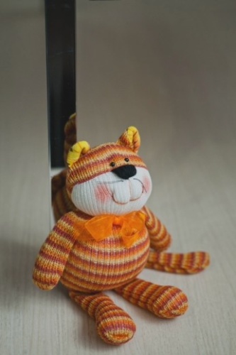Игрушка ручной работы «Кот Апельсин», Нежный ветер