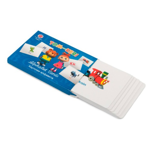 Карточки алфавита «Том и Кери», Билингва